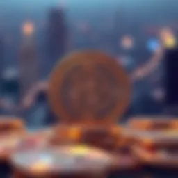 Conceptual representation of BlackRock's influence in cryptocurrency