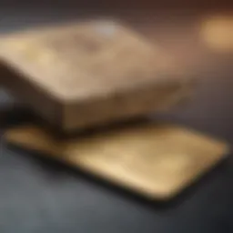 Close-up of BlockFi credit card showcasing its design