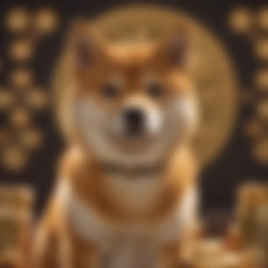 Graph illustrating Shiba Inu price trends over time