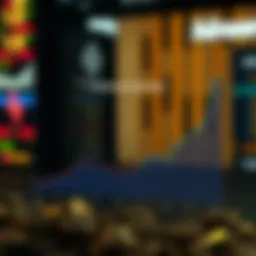 Graph illustrating transaction fees in cryptocurrency trading