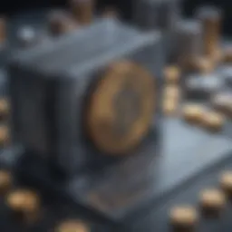 An intricate diagram showcasing the architecture of a cold wallet